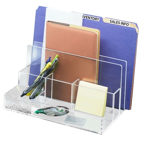 Kantek Acrylic File Sorter/ Desk Organizer AD-245